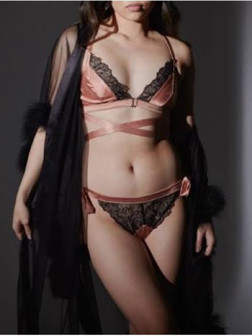 Thistle and Spire Fete Tie Bralette and Panty